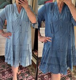TUNIEK JURKJE JEANS MATEN 44 TOT 48/50