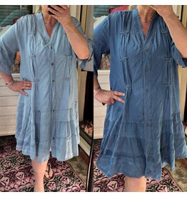 TUNIEK JURKJE JEANS MATEN 44 TOT 48/50