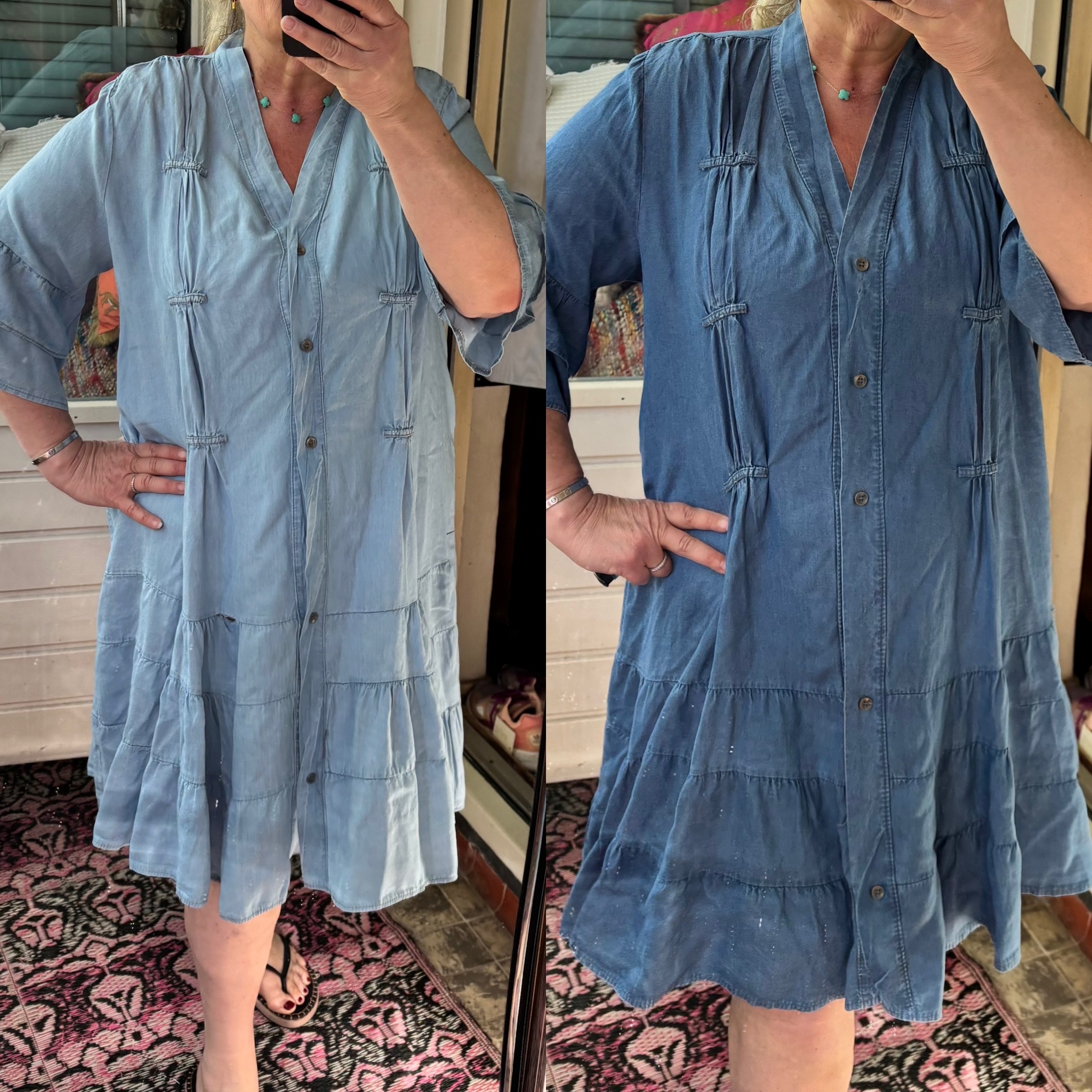 TUNIEK JURKJE JEANS MATEN 44 TOT 48/50