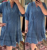 TUNIEK JURKJE JEANS MATEN 44 TOT 48/50