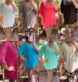 V HALS T SHIRT ZOË MATEN 44/46 TOT 54