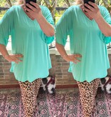V HALS T SHIRT ZOË MATEN 44/46 TOT 54