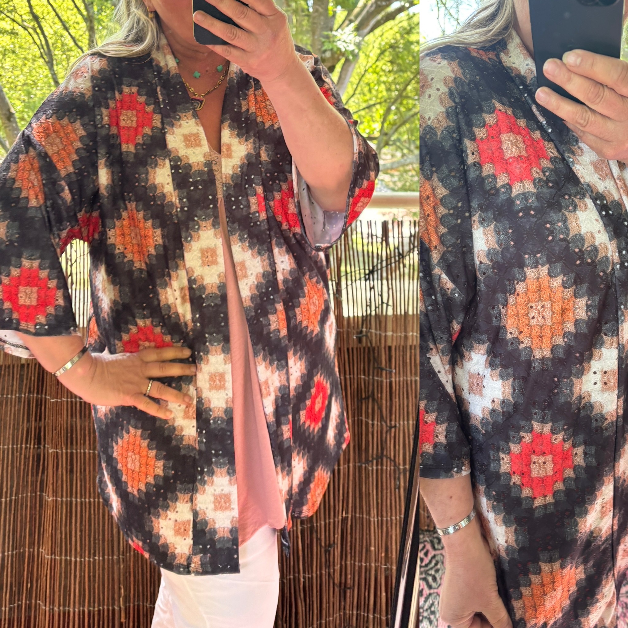 SUMMER VIBES VESTJE MATEN 44 TOT 50 KLEINE 52