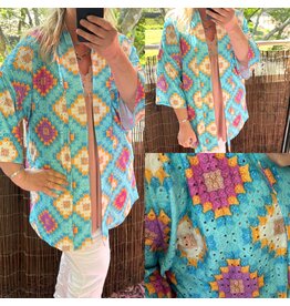 SUMMER VIBES VESTJE MATEN 44 TOT 50 KLEINE 52