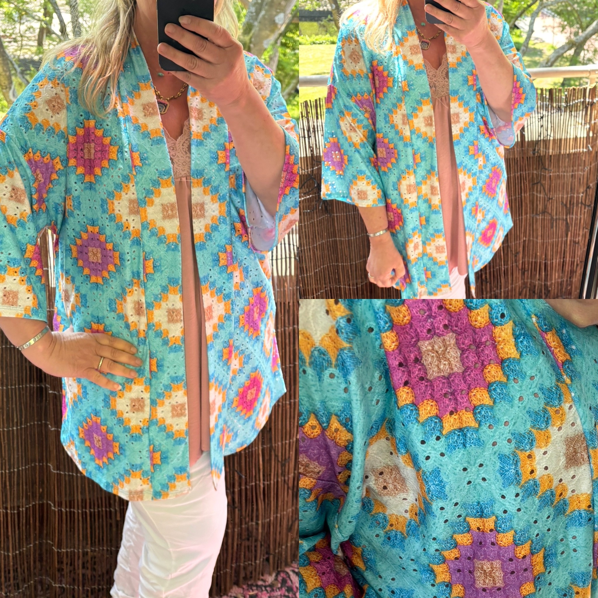 SUMMER VIBES VESTJE MATEN 44 TOT 50 KLEINE 52