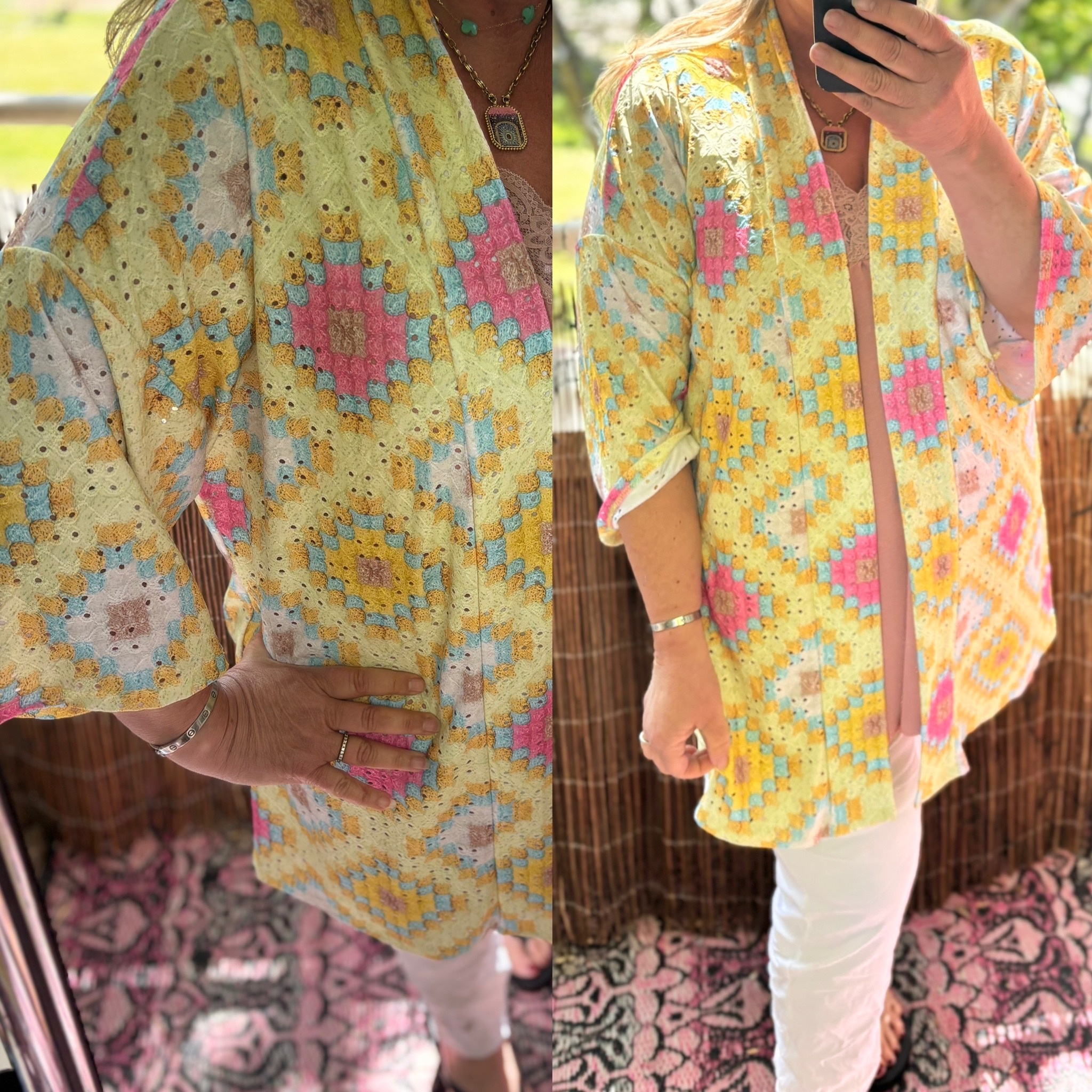 SUMMER VIBES VESTJE MATEN 44 TOT 50 KLEINE 52