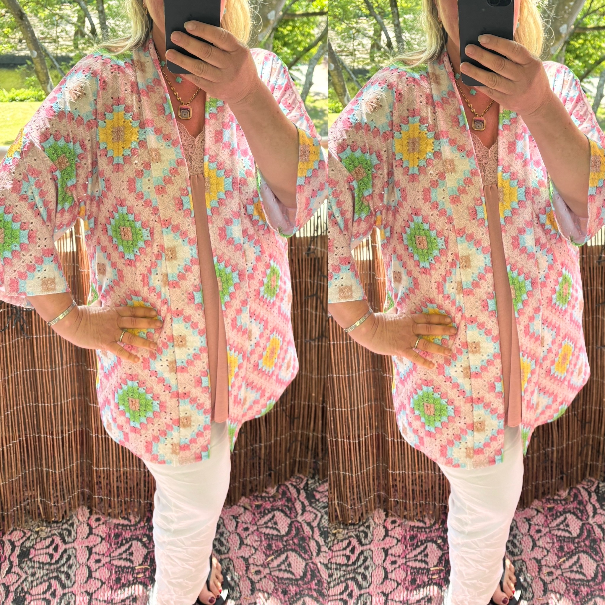 SUMMER VIBES VESTJE MATEN 44 TOT 50 KLEINE 52