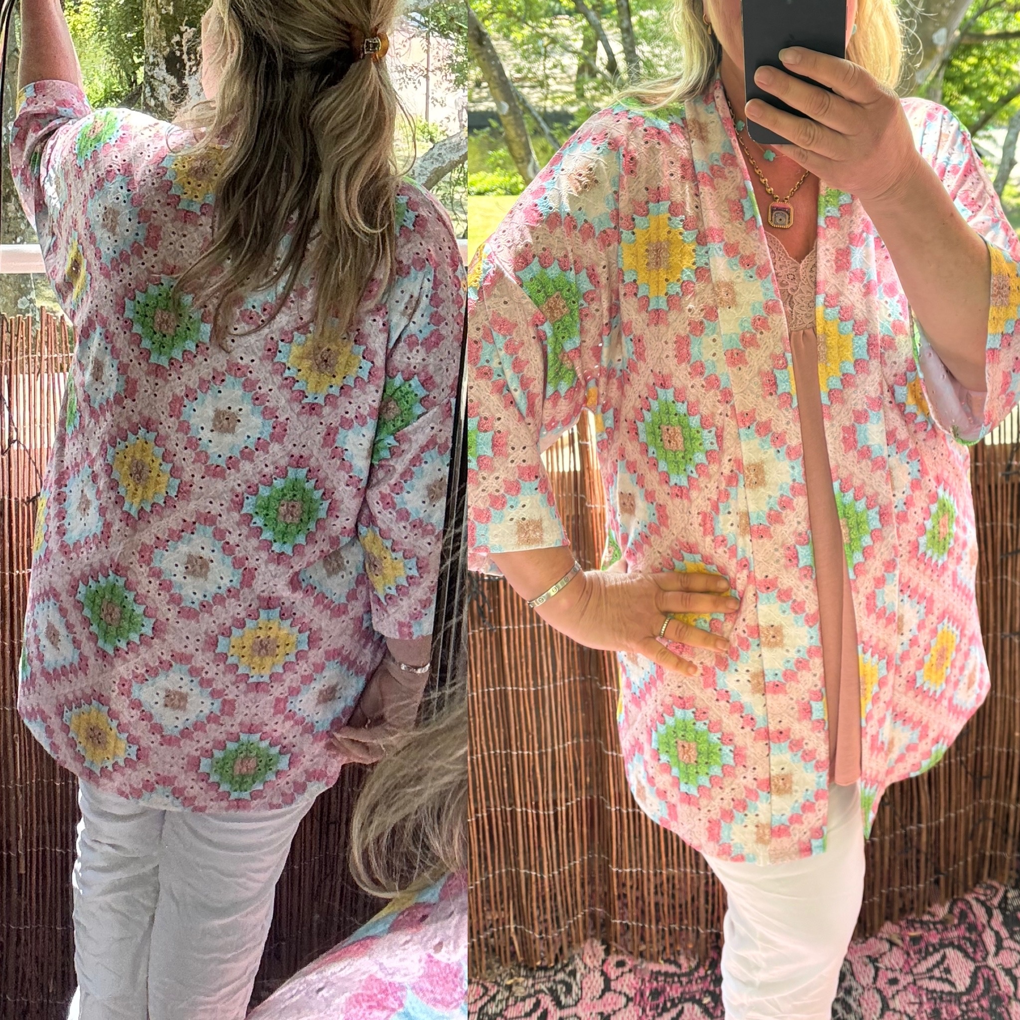 SUMMER VIBES VESTJE MATEN 44 TOT 50 KLEINE 52