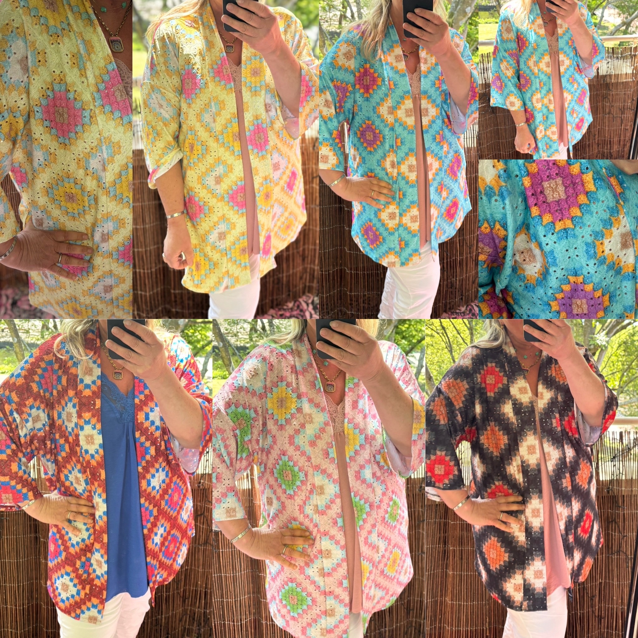 SUMMER VIBES VESTJE MATEN 44 TOT 50 KLEINE 52