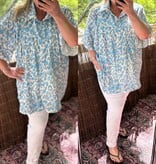 BLOUSE PANTER PASTEL MATEN 44 TOT 52