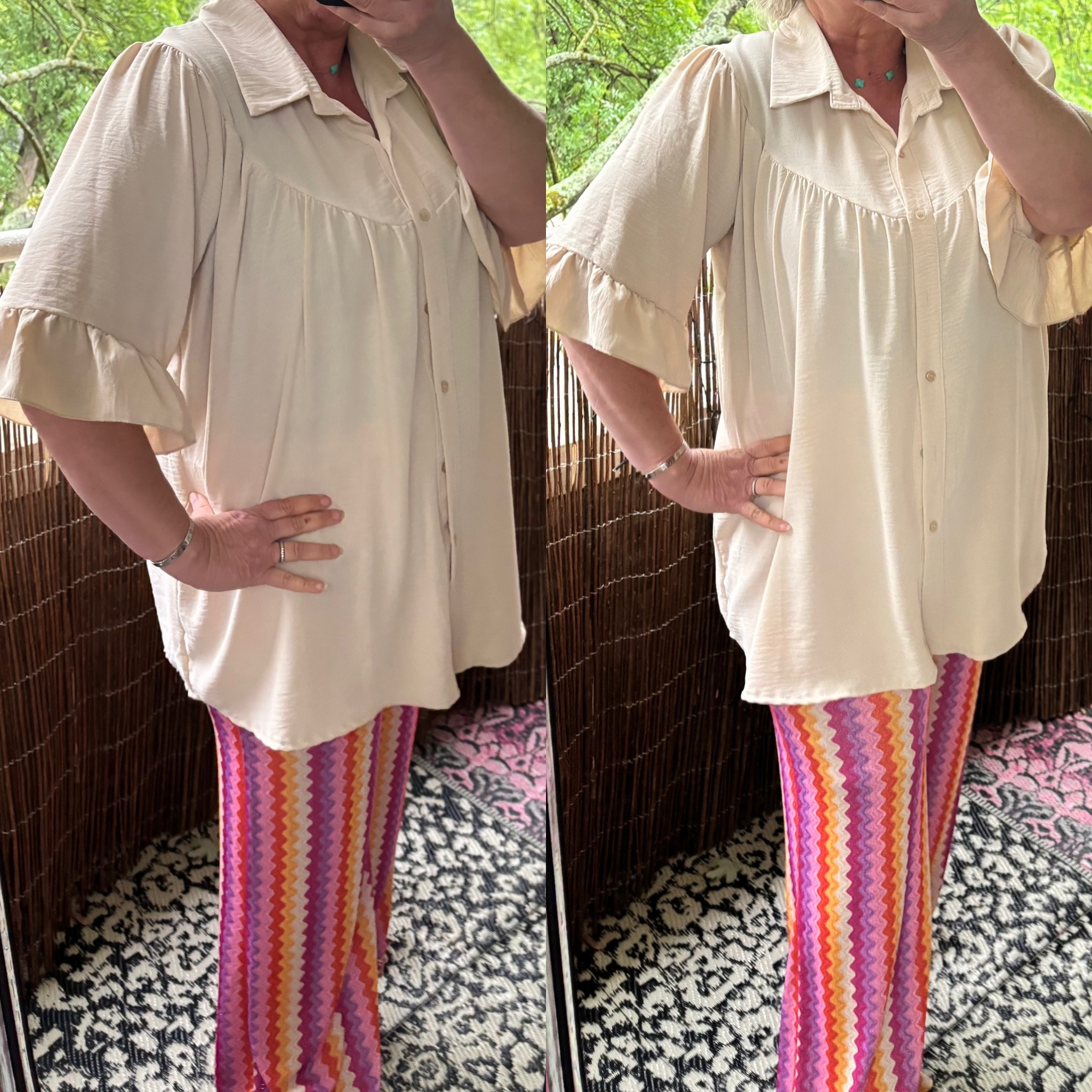 BLOUSE PEPPY MATEN 44 TOT 52/54