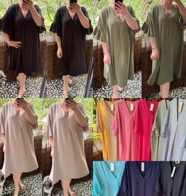 JURK LANG TUNIEK MALIBU MATEN 46 TOT 54 RUIM