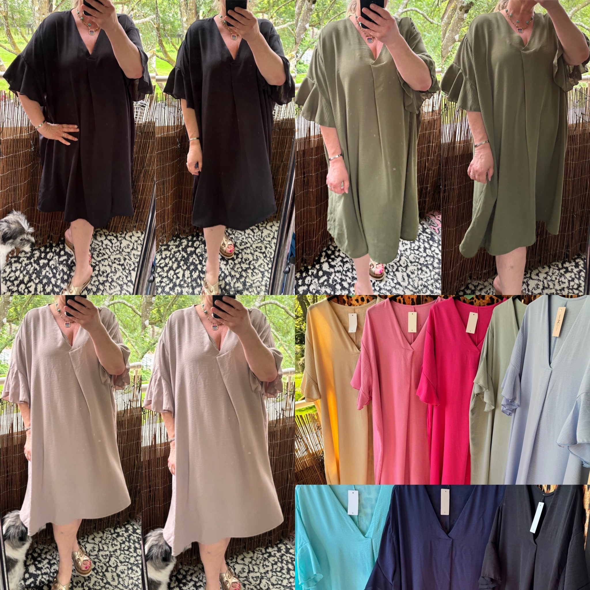 JURK LANG TUNIEK MALIBU MATEN 46 TOT 54 RUIM
