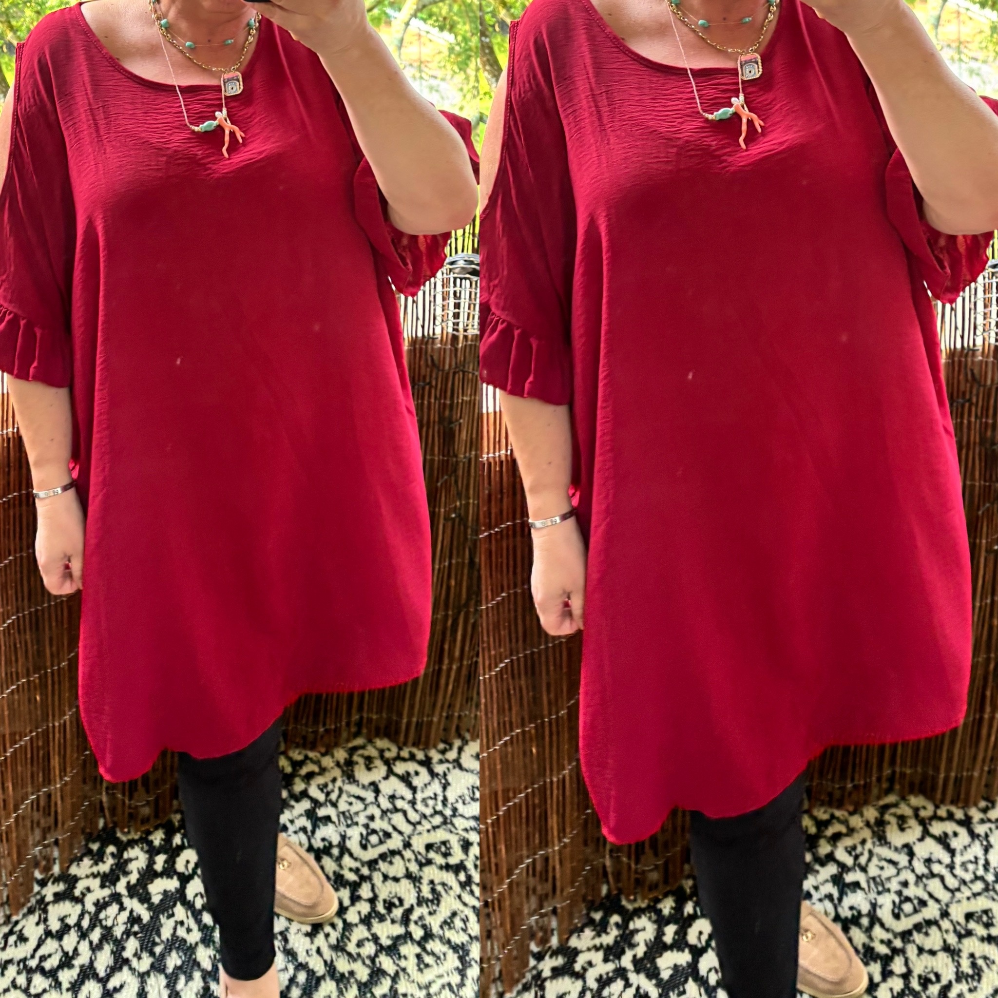 TUNIEK BUDHA MATEN 46/48 TOT 54 RUIM