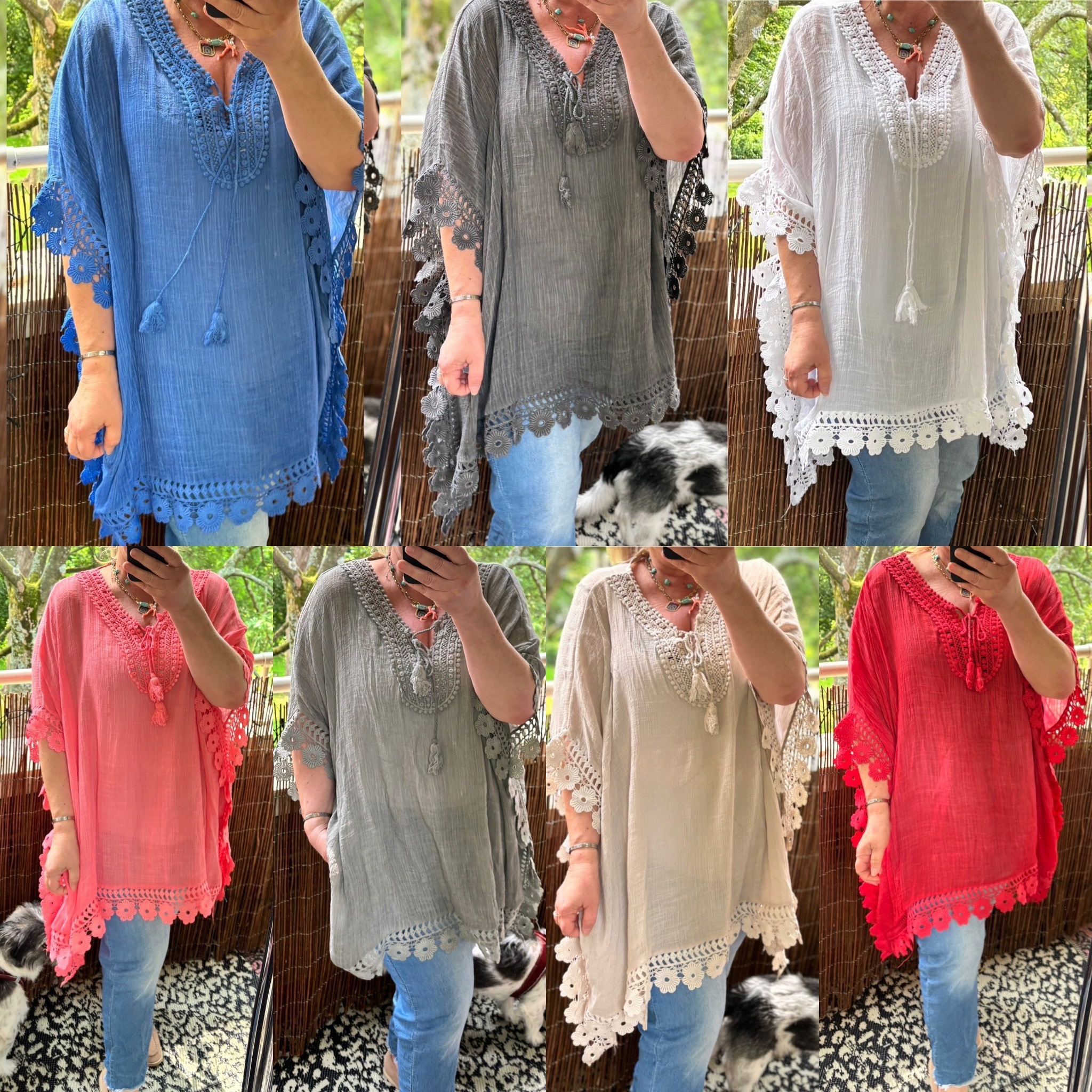 KAFTAN EVITA MATEN 48 TOT 58