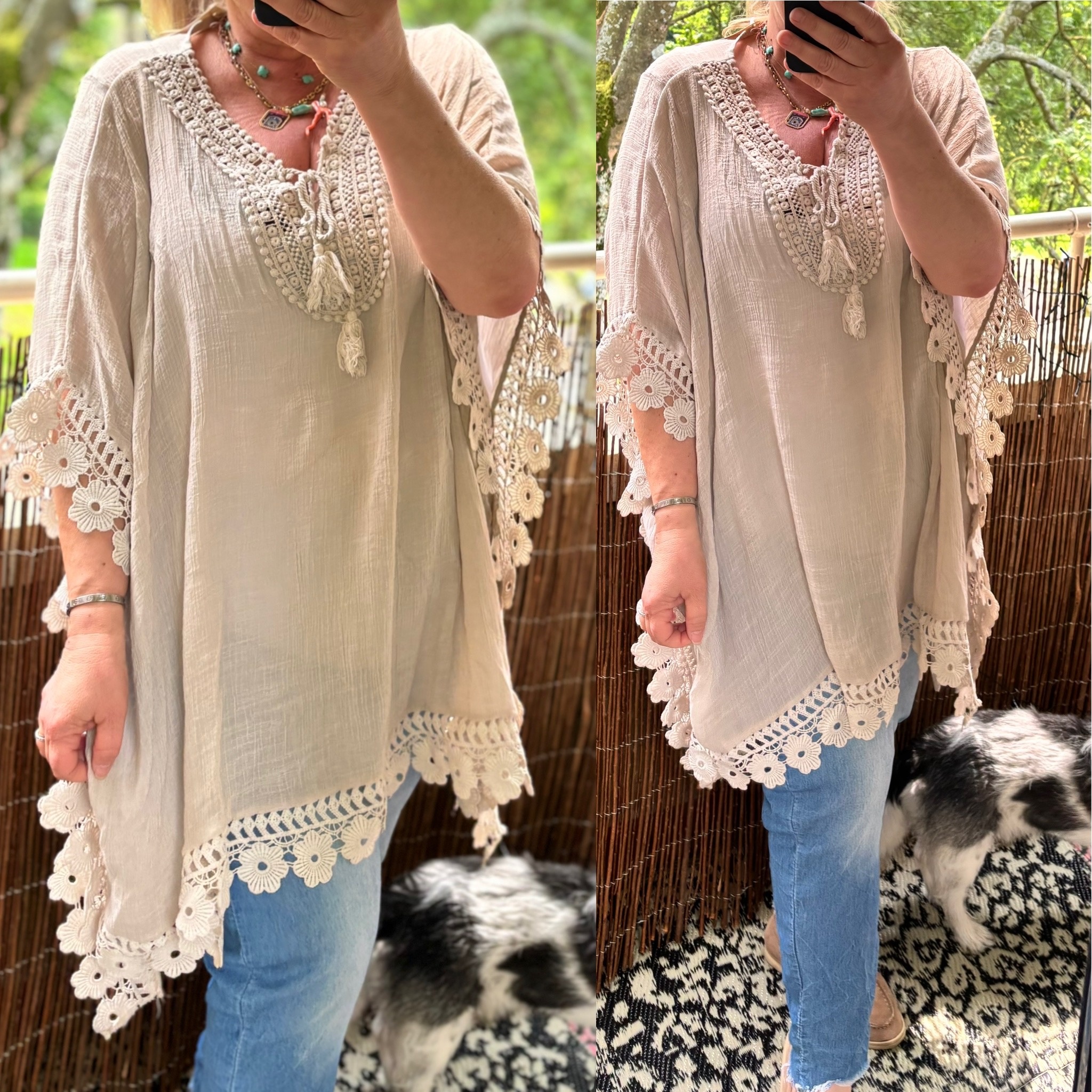 KAFTAN EVITA MATEN 48 TOT 58