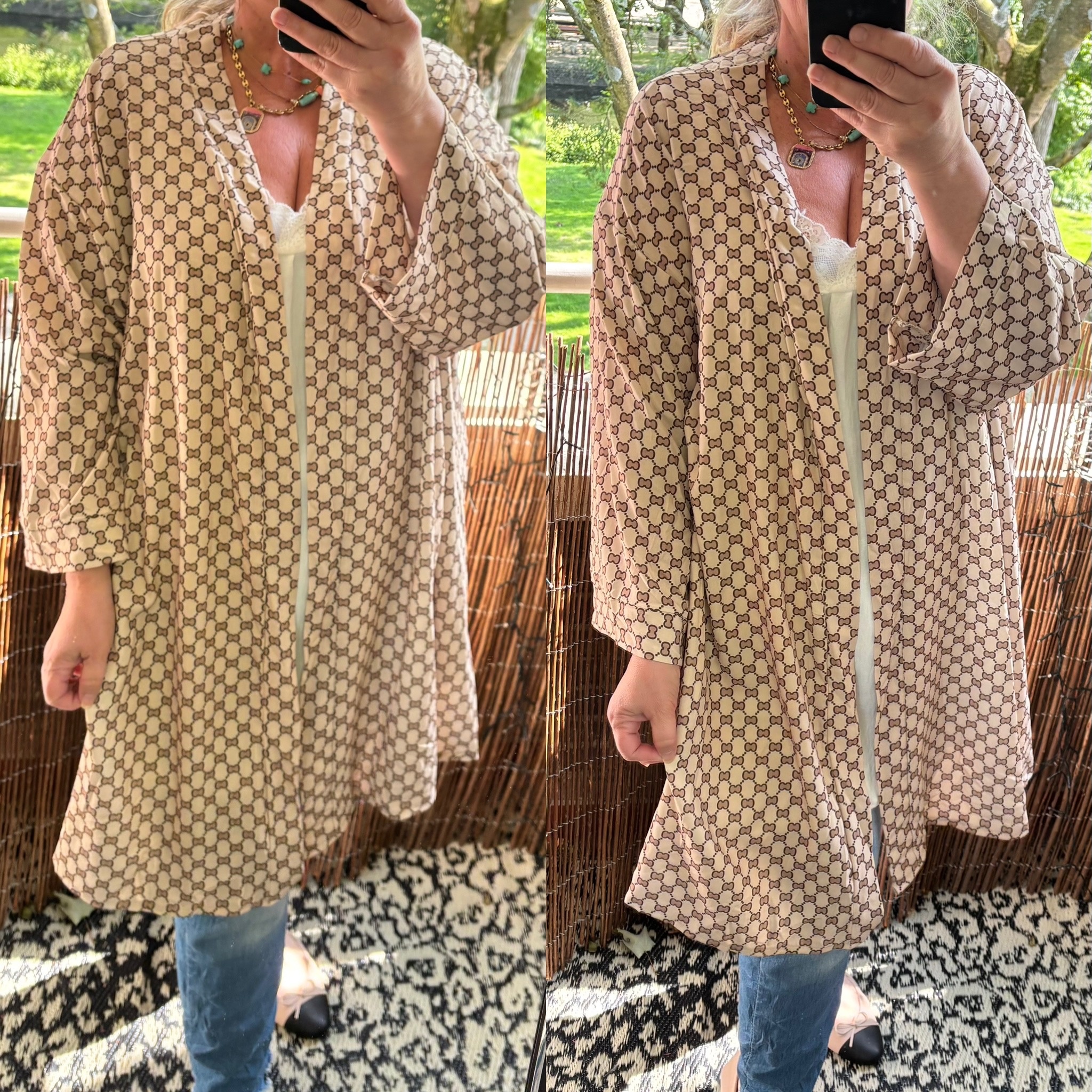 VEST FRIVOOL GU**I PRINT MATEN 50 TOT 58