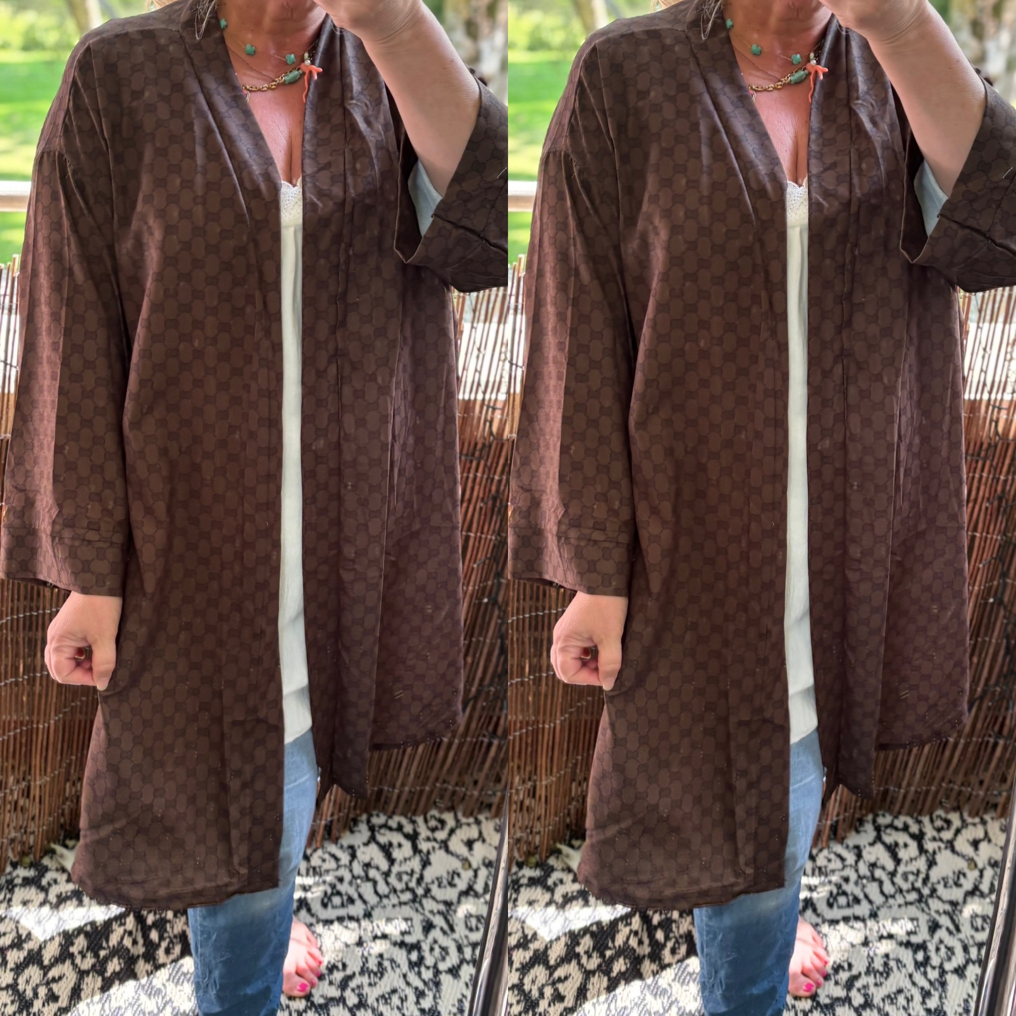 VEST FRIVOOL GU**I PRINT MATEN 50 TOT 58
