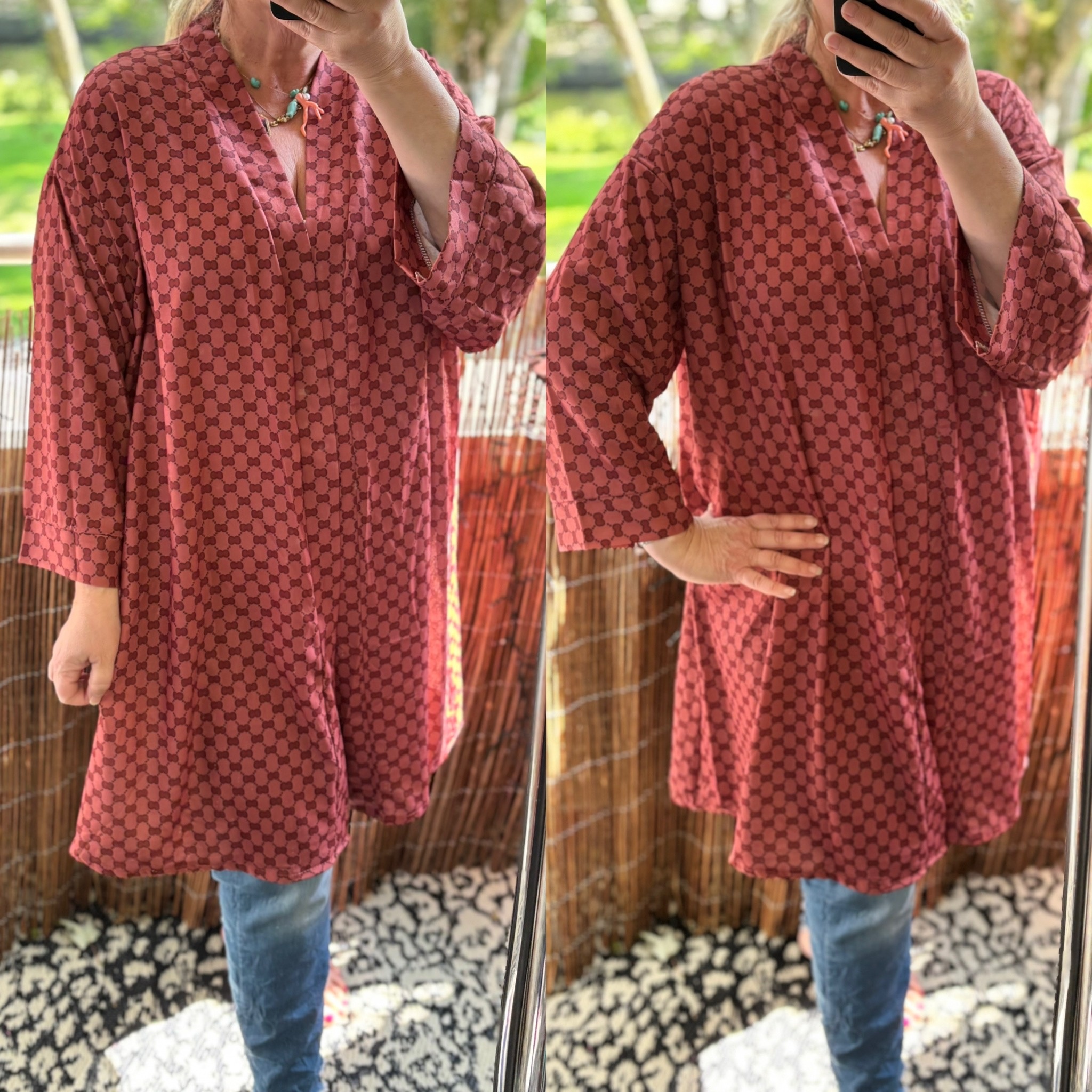 VEST FRIVOOL GU**I PRINT MATEN 50 TOT 58