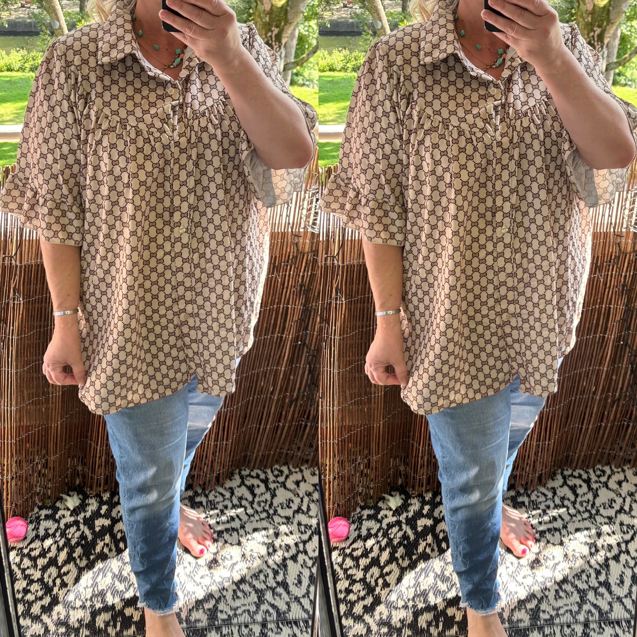 BLOUSE TREND G MATEN 44/46 TOT 52