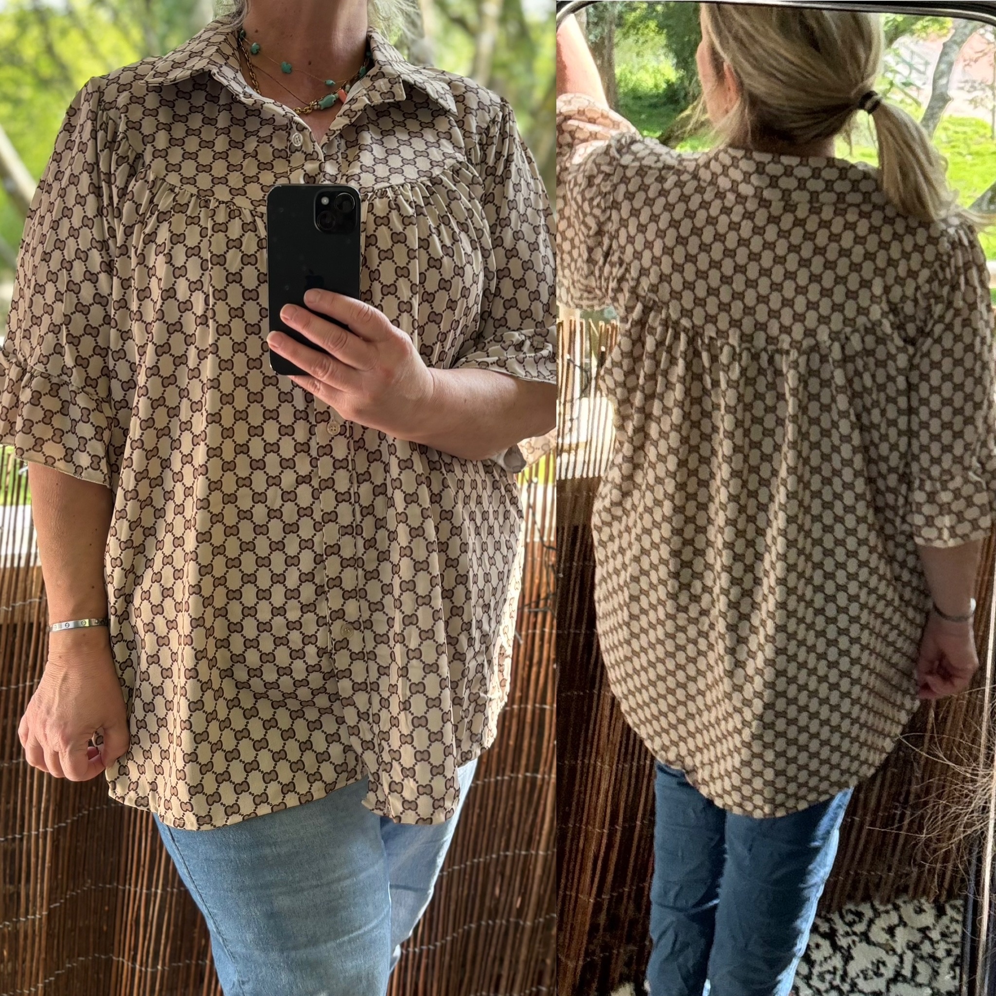 BLOUSE TREND G MATEN 44/46 TOT 52