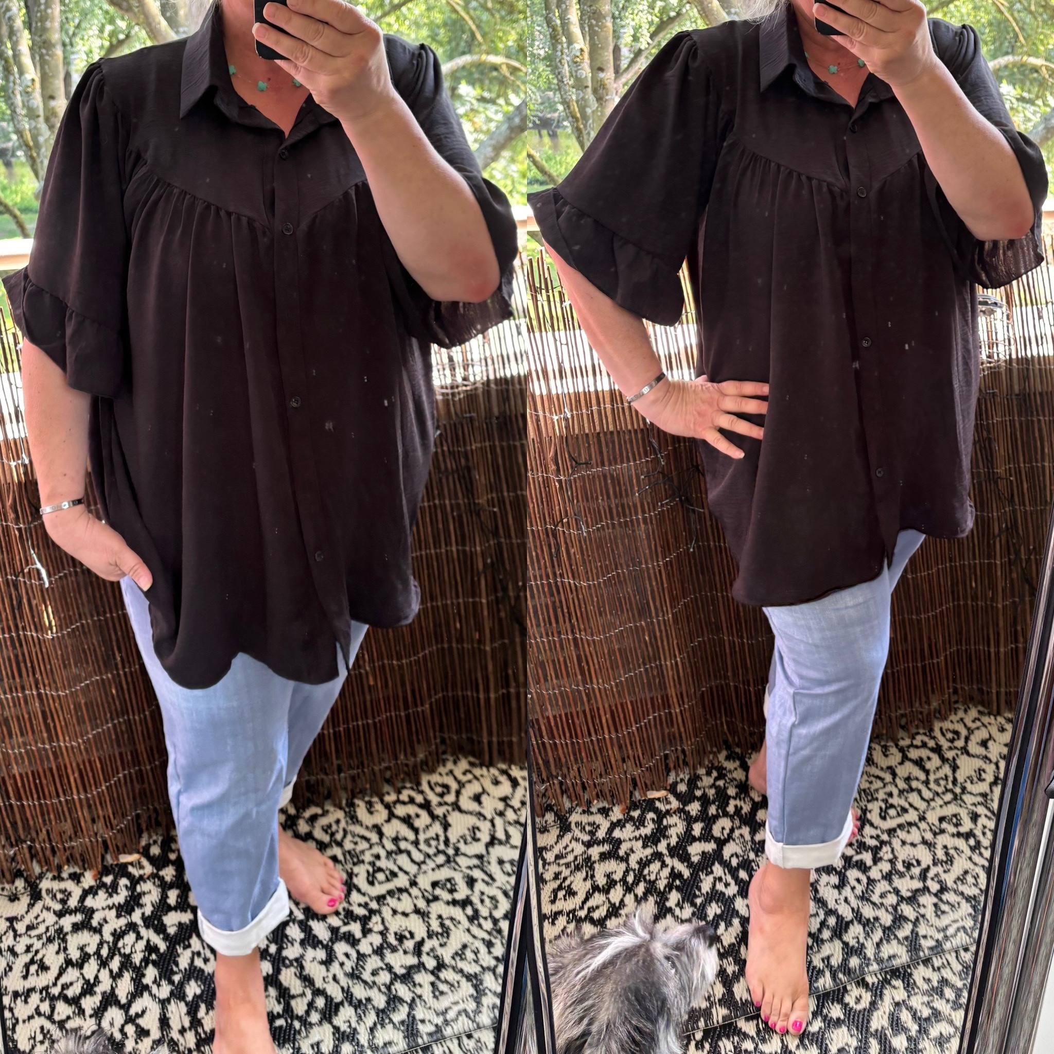 BLOUSE PEPPY MATEN 44 TOT 52/54