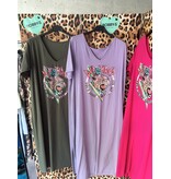 COTTON DRESS TIGER MATEN 44 TOT 50