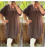 MAMBO TUNIEK/ JURK 100 CM MATEN 46/48 TOT 54