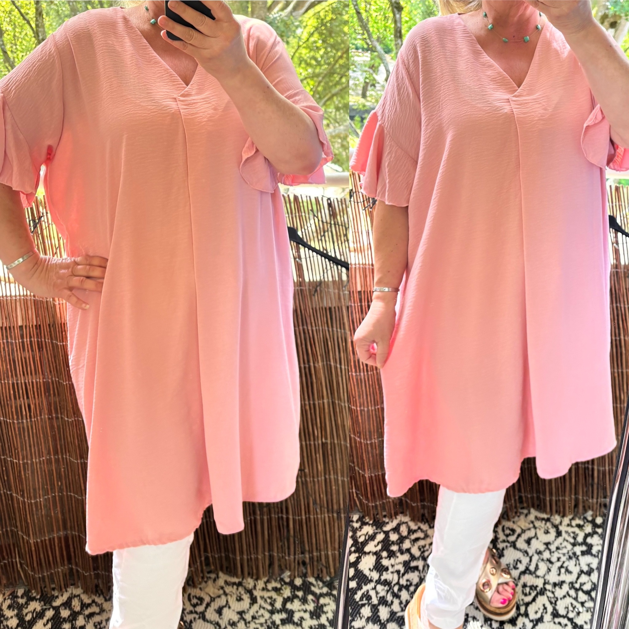 MAMBO TUNIEK/ JURK 100 CM MATEN 46/48 TOT 54