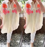 KATOEN HOT BLOUSE MATEN 46 tot 54