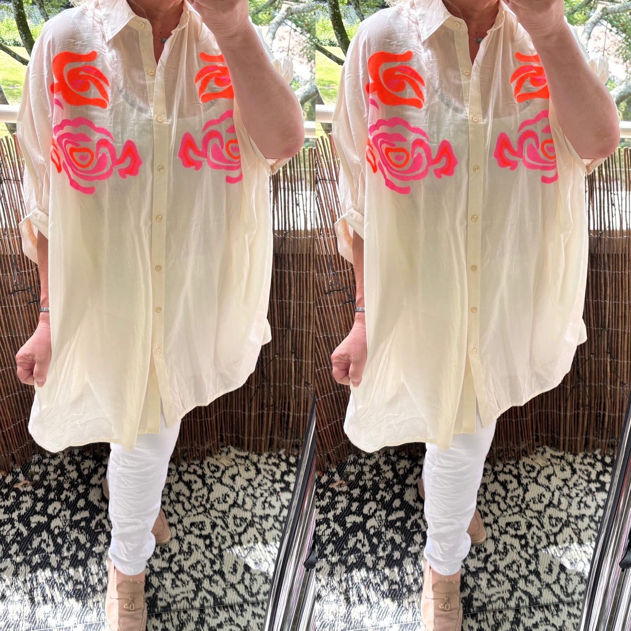 KATOEN HOT BLOUSE MATEN 46 tot 54