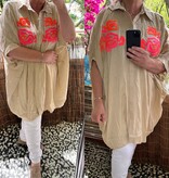 KATOEN HOT BLOUSE MATEN 46 tot 54