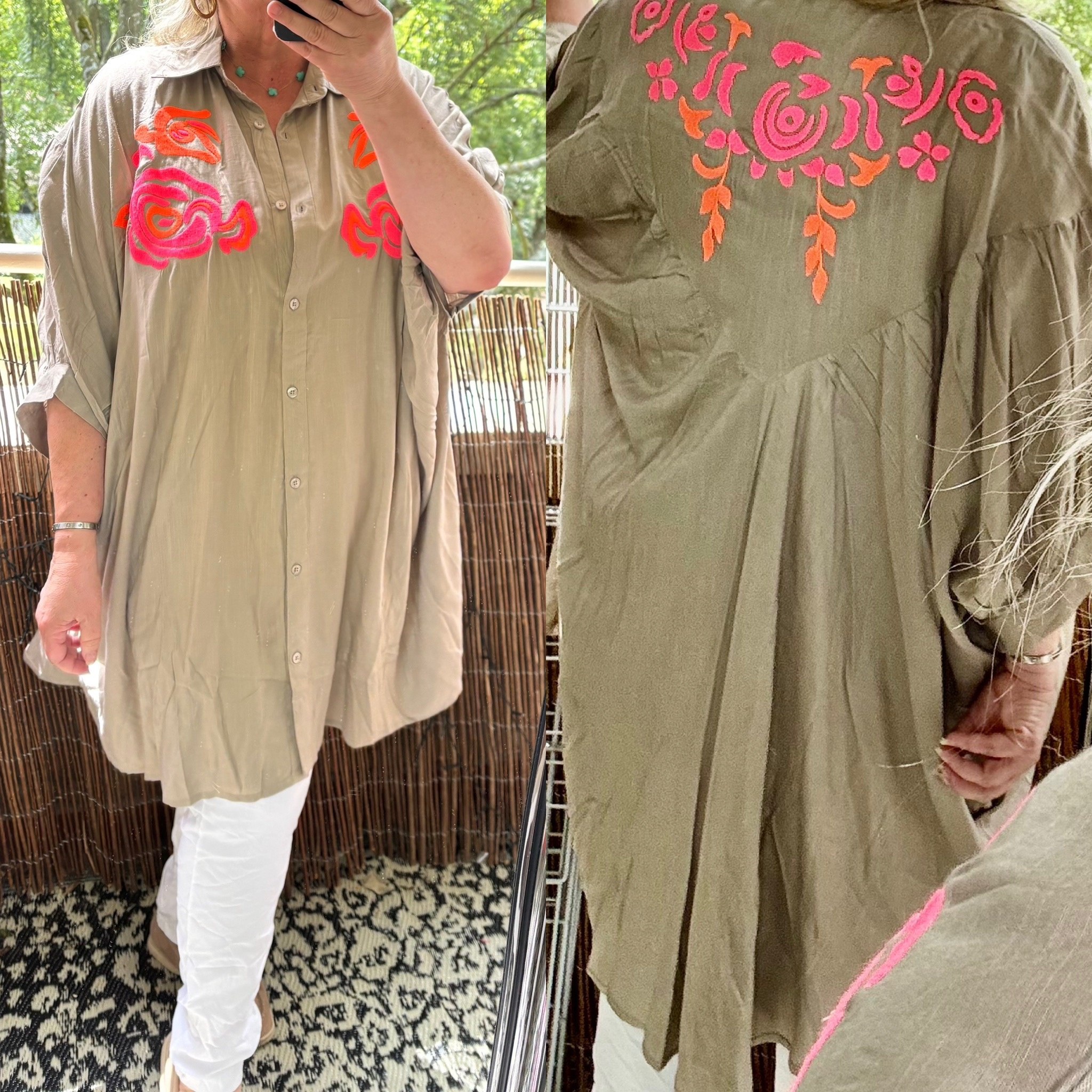 KATOEN HOT BLOUSE MATEN 46 tot 54