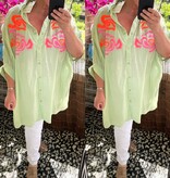 KATOEN HOT BLOUSE MATEN 46 tot 54