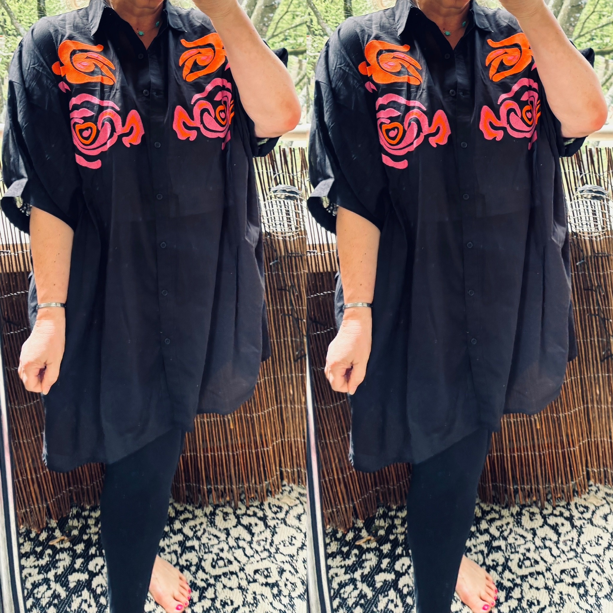 KATOEN HOT BLOUSE MATEN 46 tot 54