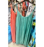 TOPS JURKJES MET GEVLOCHTEN BANDJES ZILVER MATEN 48/50 TOT 56