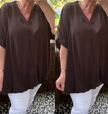 BOHO V HALS BALLON KORTE MOUW MATEN 46/48 TOT 54/56