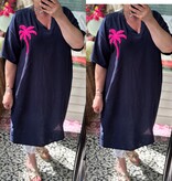 TUNIEK JURK PALM MATEN 44/46 TOT 52/54