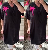 TUNIEK JURK PALM MATEN 44/46 TOT 52/54