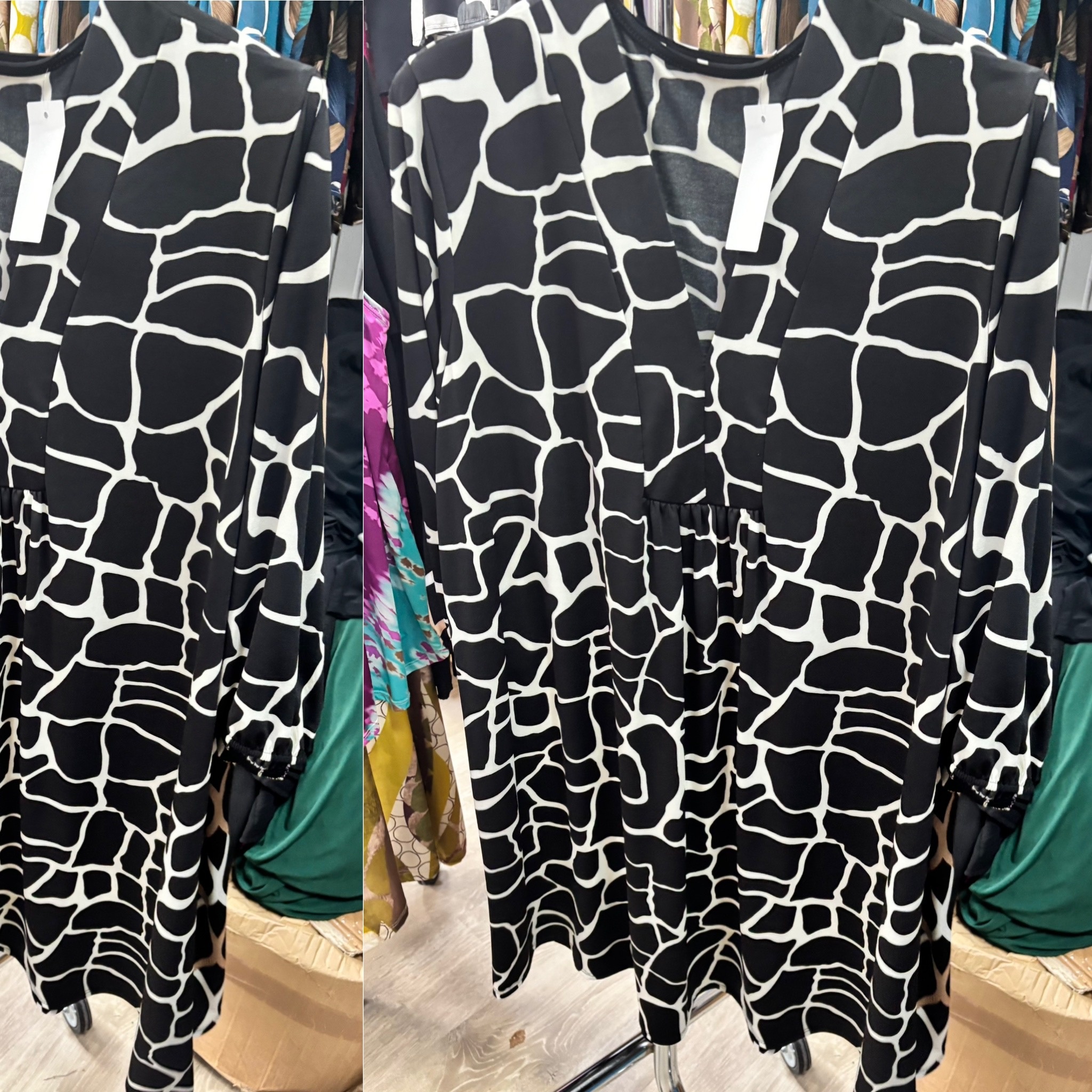 LANG TUNIEK JURK NINA MATEN 48 TOT 56