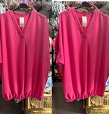 BOHO V HALS BALLON KORTE MOUW MATEN 46/48 TOT 54/56