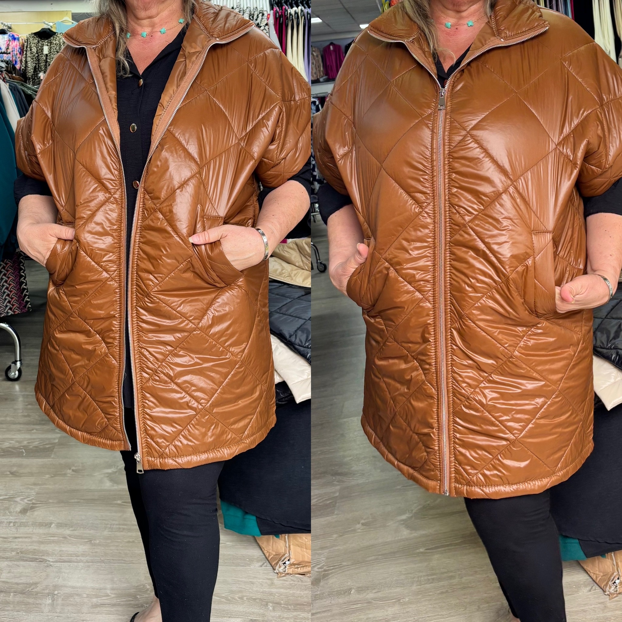 DUNNE BODYWARMER STYLE MATEN 44 TOT 50 DICHT OPEN TOT 52 TE DRAGEN