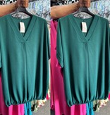 BOHO V HALS BALLON KORTE MOUW MATEN 46/48 TOT 54/56