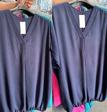 BOHO V HALS BALLON KORTE MOUW MATEN 46/48 TOT 54/56