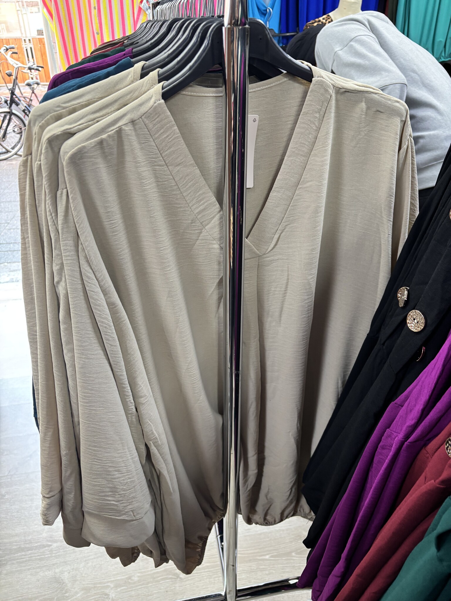 BOHO V HALS LANGE MOUW MATEN 46 TOT 54