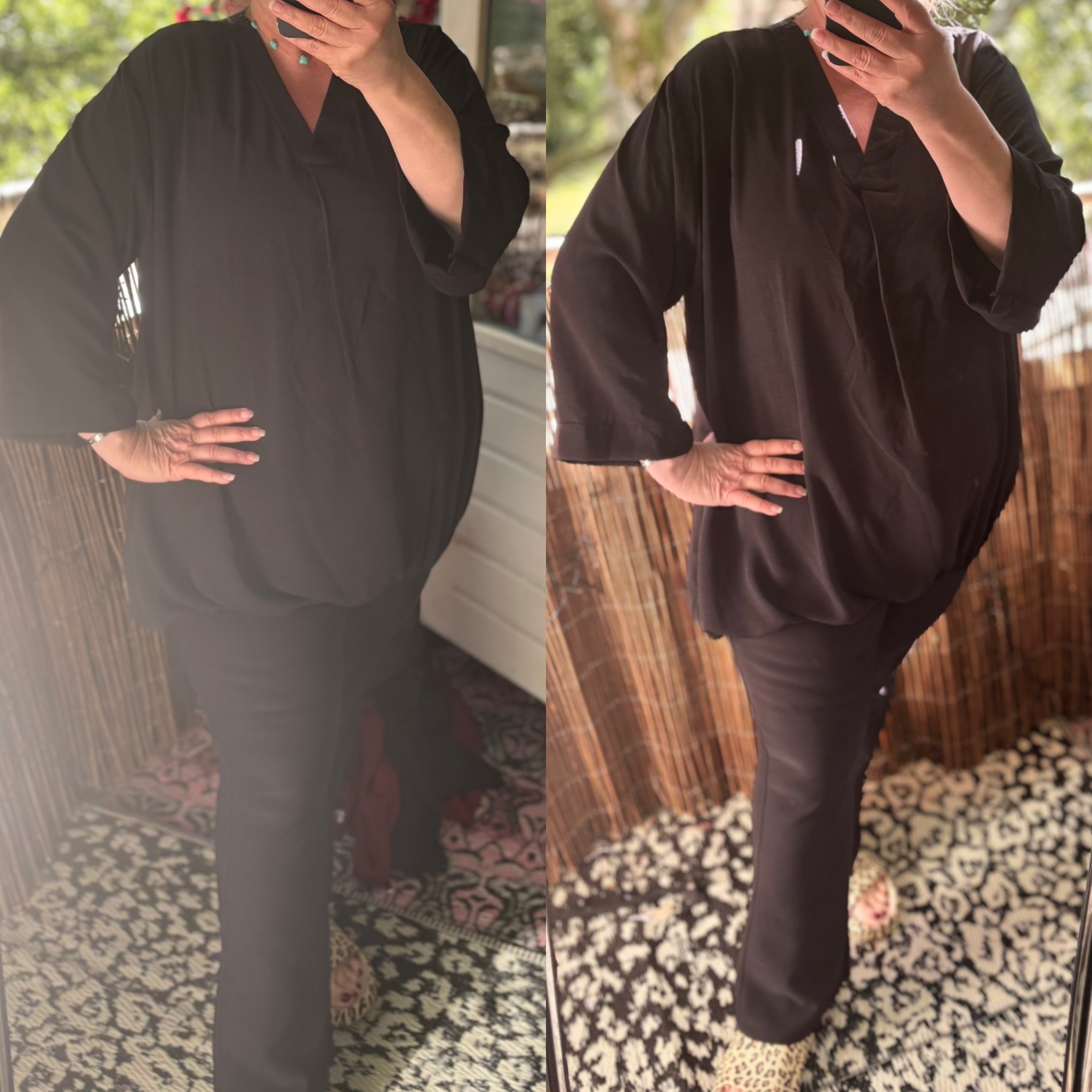 BOHO V HALS LANGE MOUW MATEN 46 TOT 54