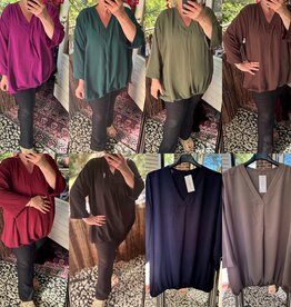 BOHO V HALS LANGE MOUW MATEN 46 TOT 54