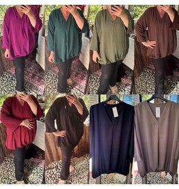 BOHO V HALS LANGE MOUW MATEN 46 TOT 54