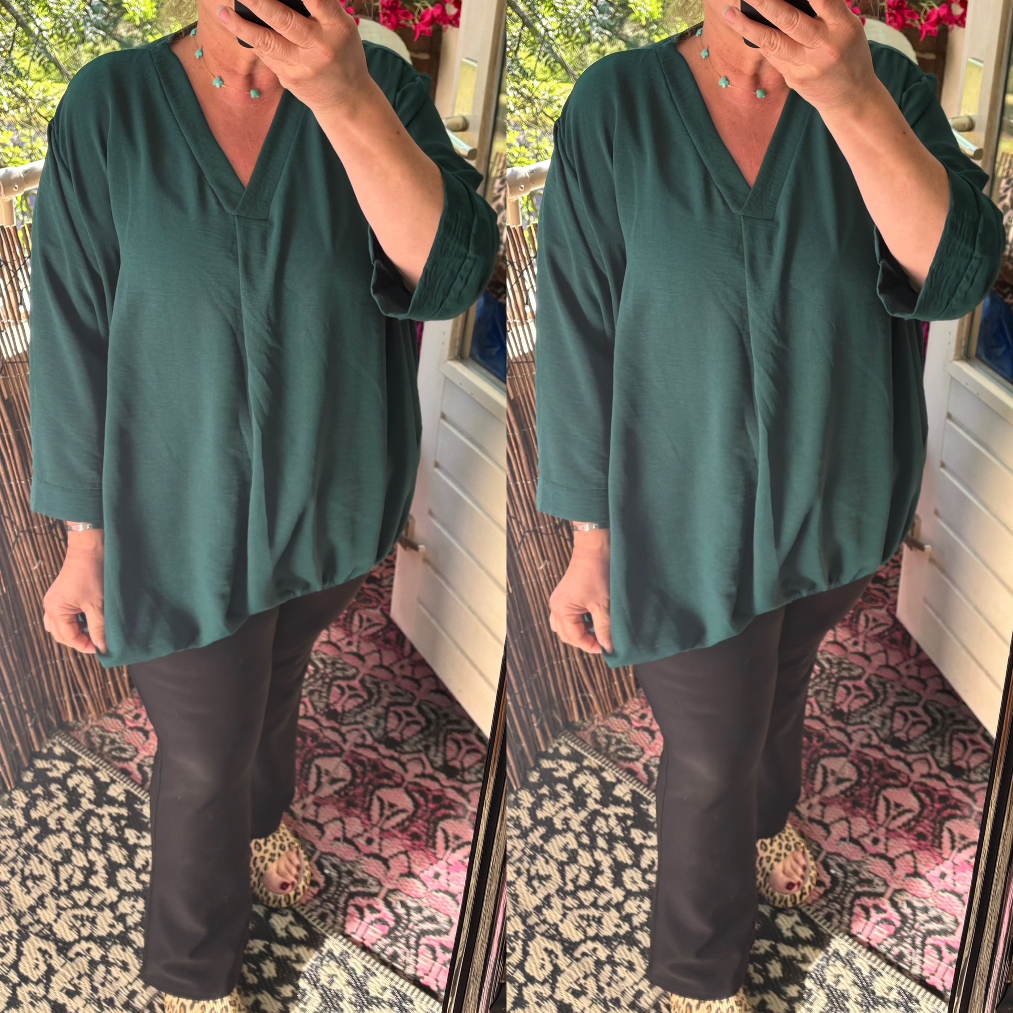 BOHO V HALS LANGE MOUW MATEN 46 TOT 54