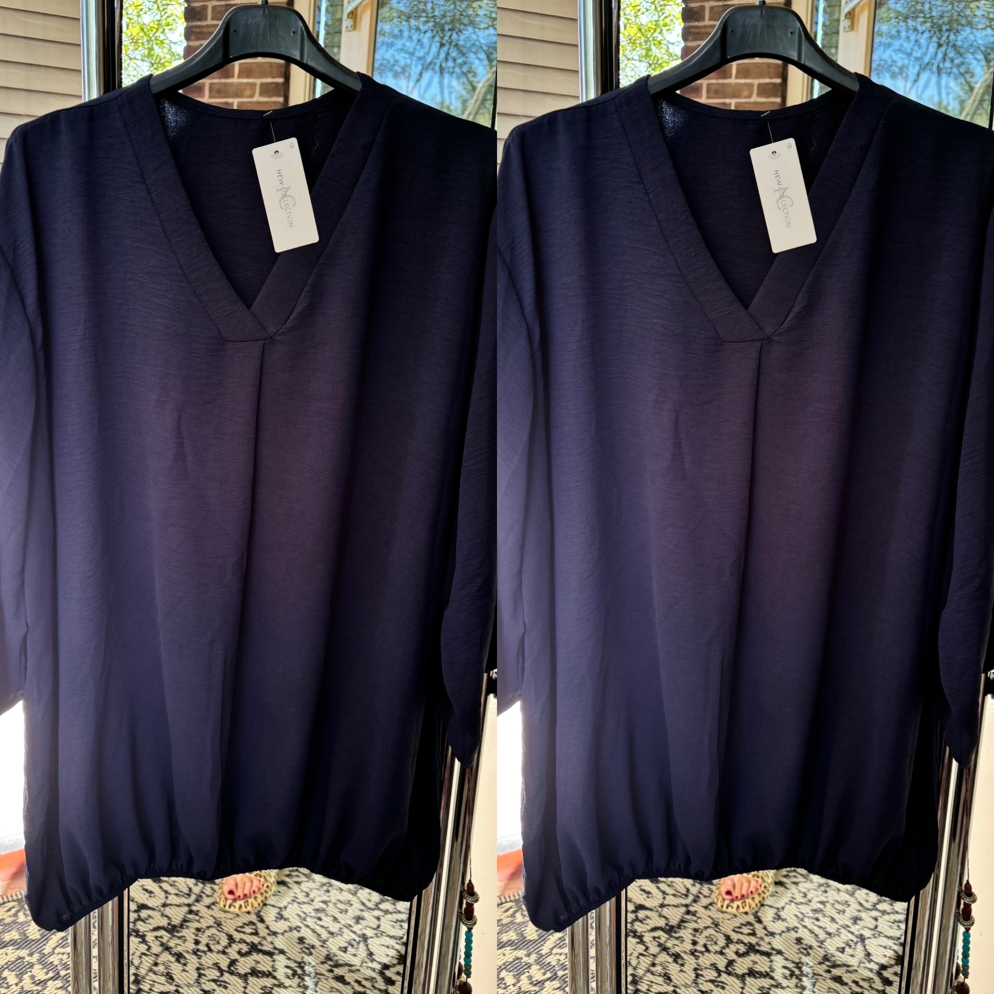 BOHO V HALS LANGE MOUW MATEN 46 TOT 54